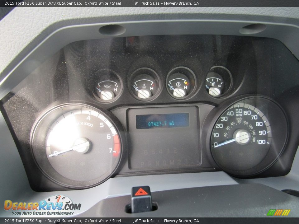 2015 Ford F250 Super Duty XL Super Cab Oxford White / Steel Photo #14