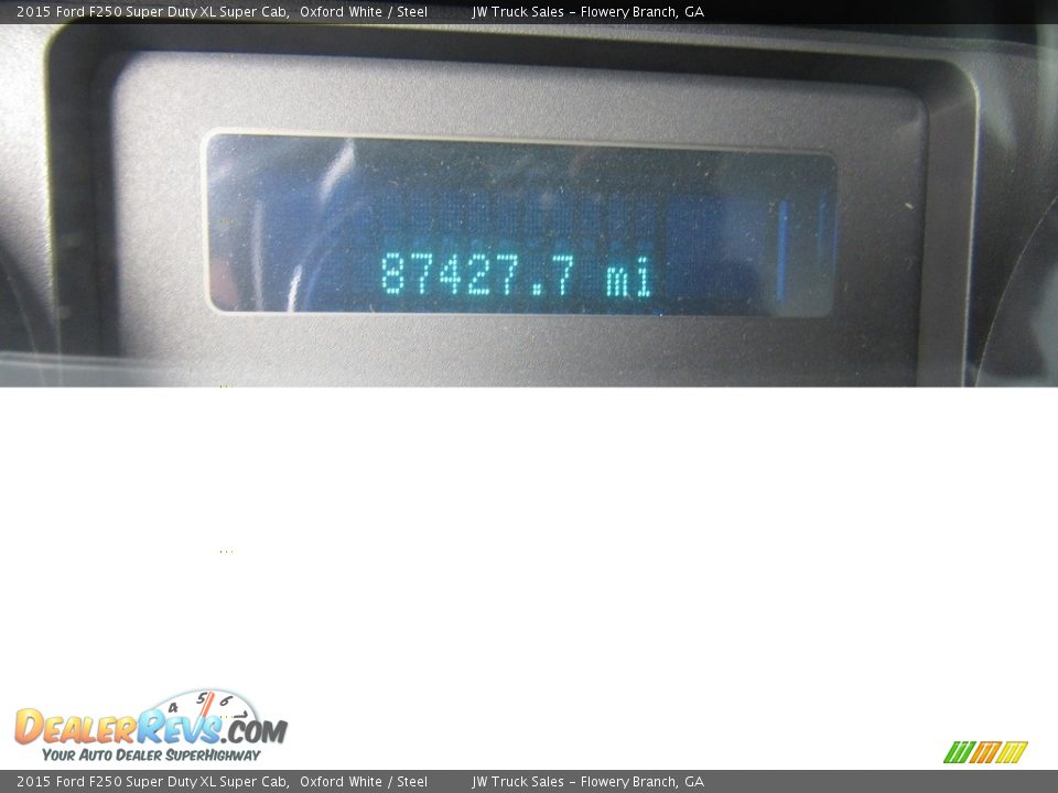 2015 Ford F250 Super Duty XL Super Cab Oxford White / Steel Photo #15