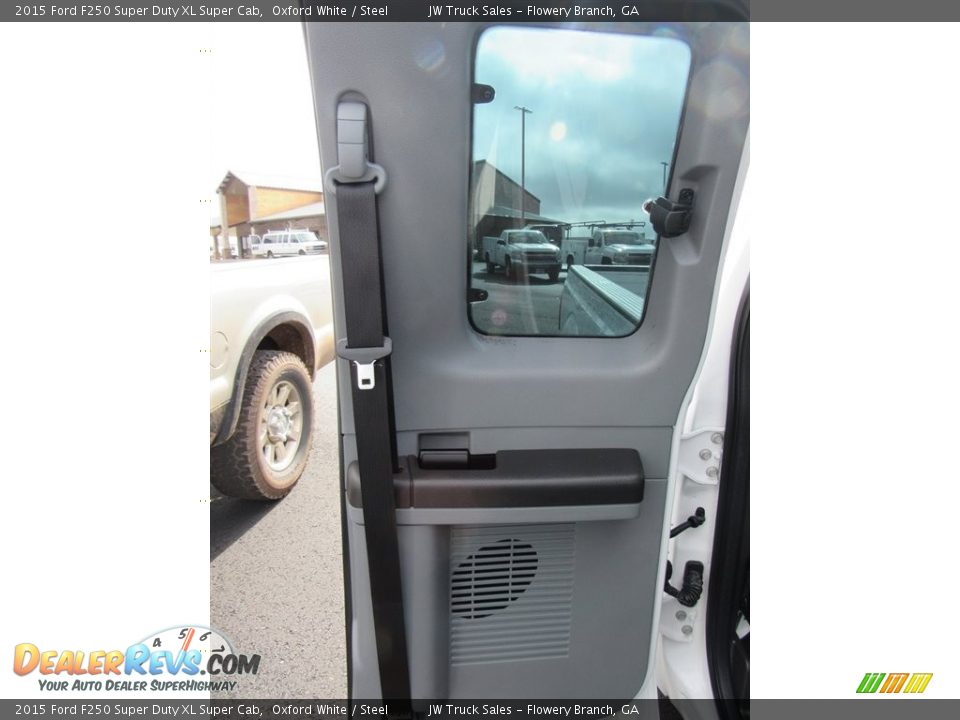 2015 Ford F250 Super Duty XL Super Cab Oxford White / Steel Photo #22