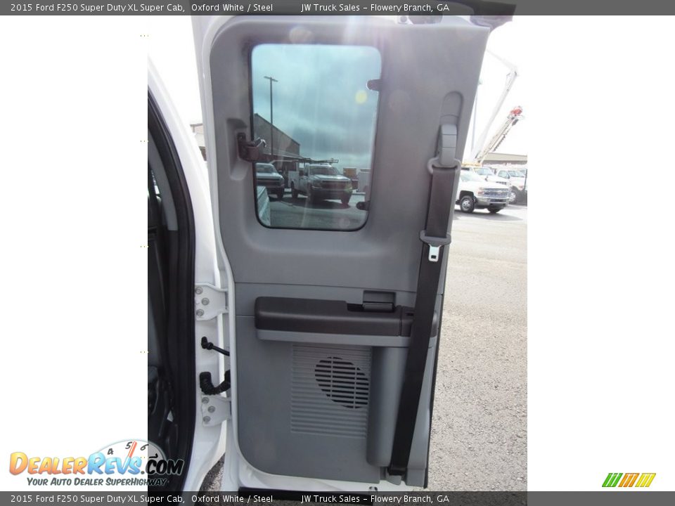 2015 Ford F250 Super Duty XL Super Cab Oxford White / Steel Photo #26