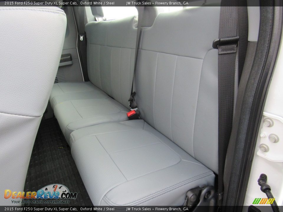 2015 Ford F250 Super Duty XL Super Cab Oxford White / Steel Photo #27