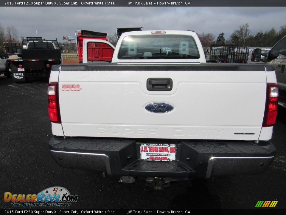 2015 Ford F250 Super Duty XL Super Cab Oxford White / Steel Photo #29