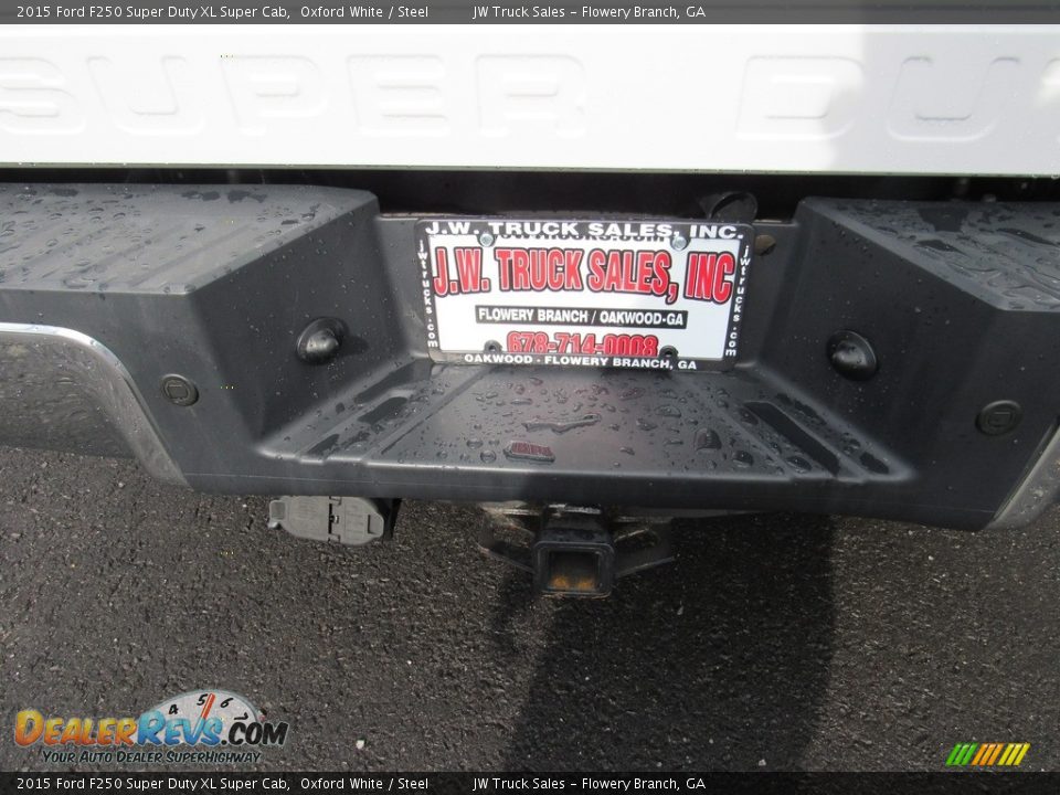 2015 Ford F250 Super Duty XL Super Cab Oxford White / Steel Photo #30