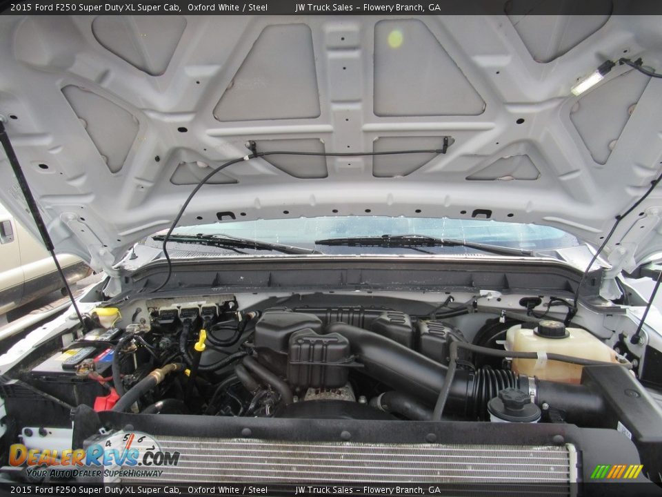 2015 Ford F250 Super Duty XL Super Cab Oxford White / Steel Photo #33