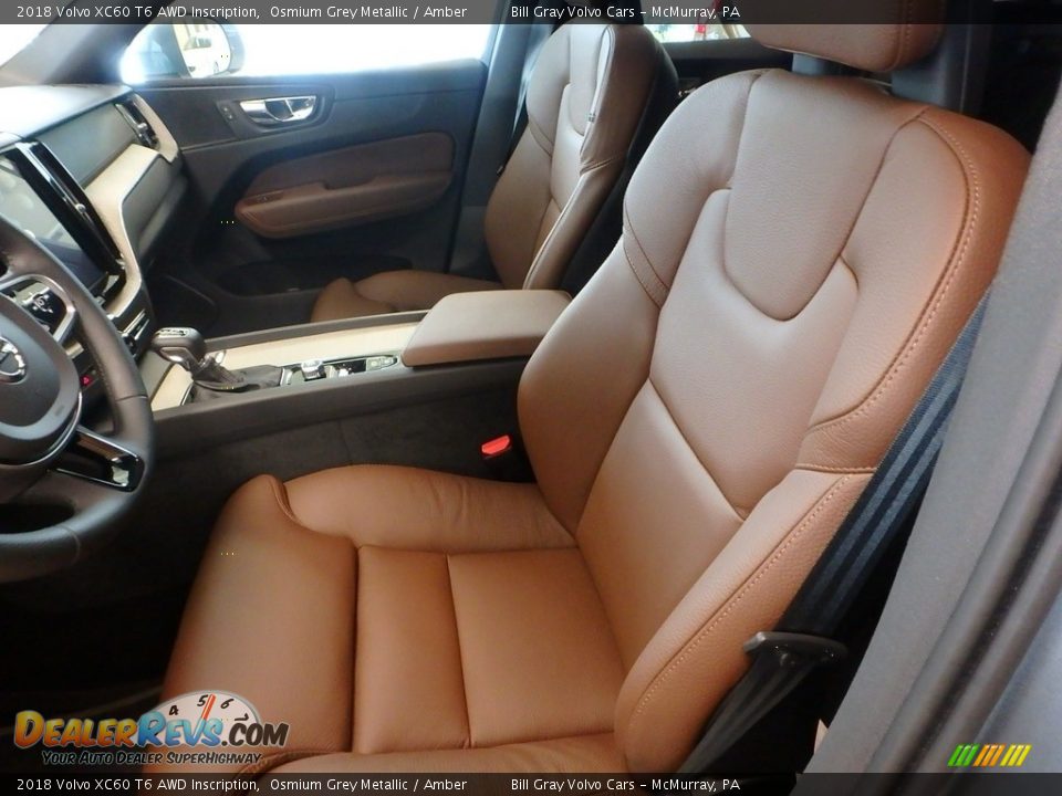 Front Seat of 2018 Volvo XC60 T6 AWD Inscription Photo #7