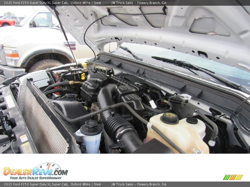 2015 Ford F250 Super Duty XL Super Cab Oxford White / Steel Photo #34