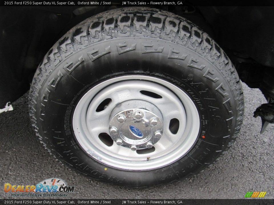 2015 Ford F250 Super Duty XL Super Cab Oxford White / Steel Photo #36