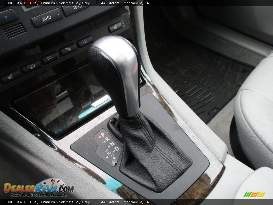 2008 BMW X3 3.0si Titanium Silver Metallic / Grey Photo #15