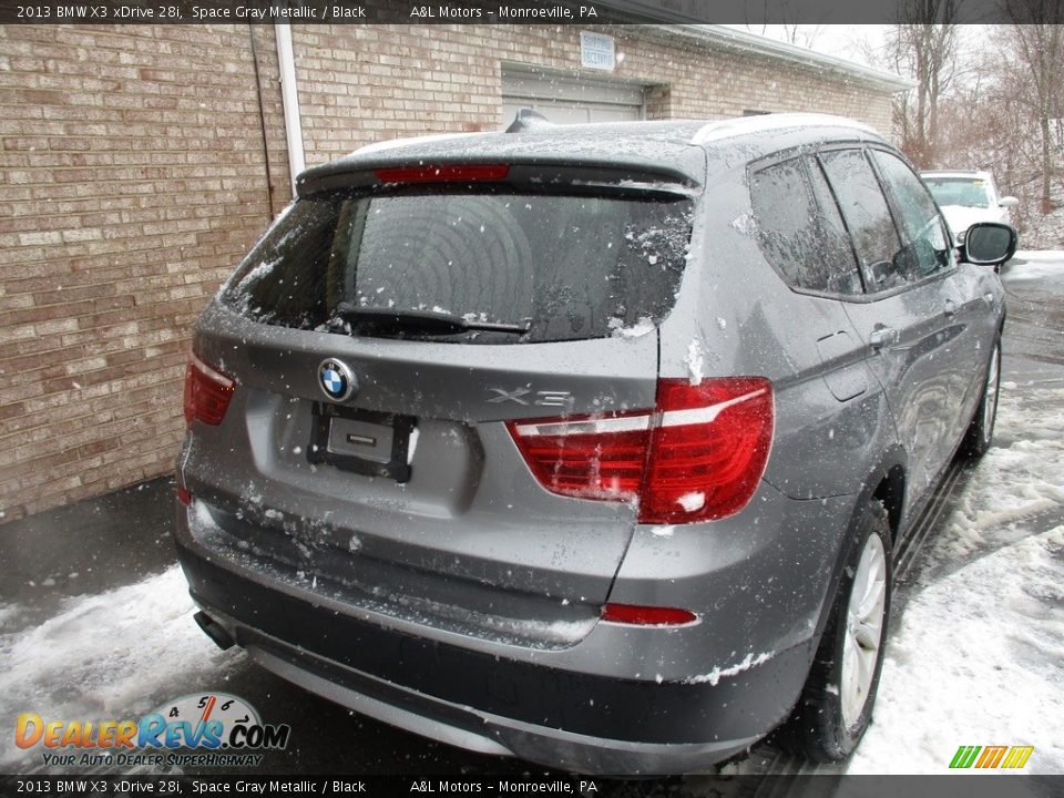 2013 BMW X3 xDrive 28i Space Gray Metallic / Black Photo #3