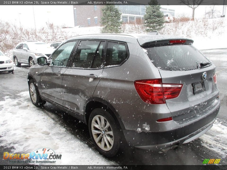 2013 BMW X3 xDrive 28i Space Gray Metallic / Black Photo #5