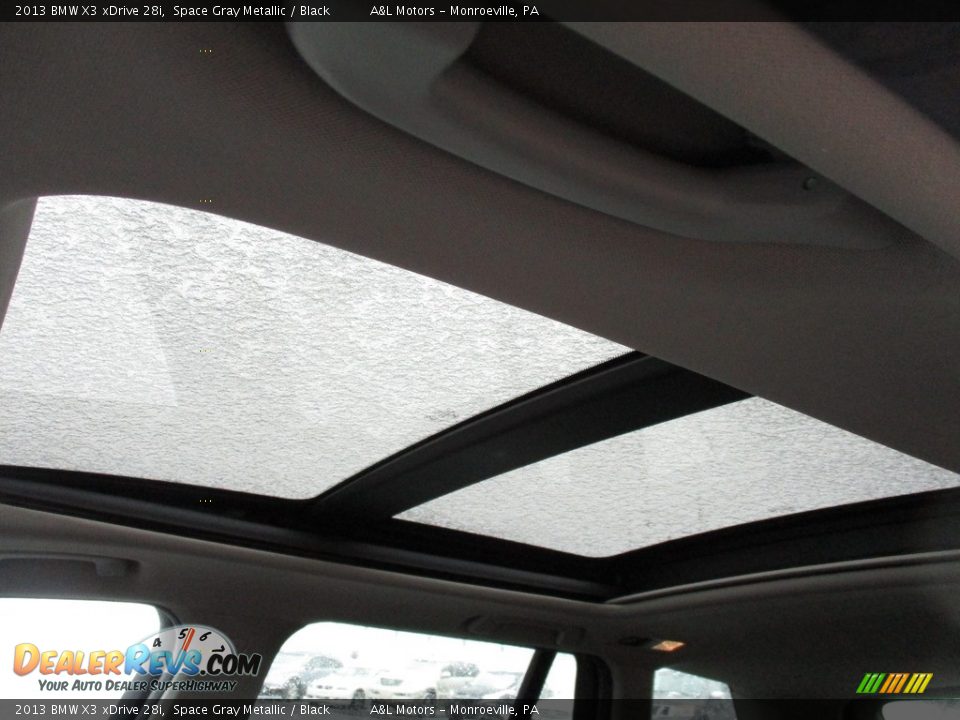 2013 BMW X3 xDrive 28i Space Gray Metallic / Black Photo #10