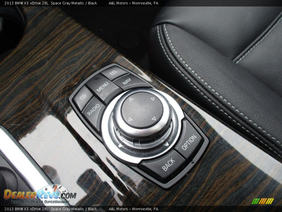 2013 BMW X3 xDrive 28i Space Gray Metallic / Black Photo #17
