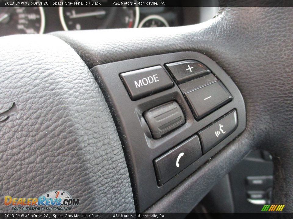 2013 BMW X3 xDrive 28i Space Gray Metallic / Black Photo #18