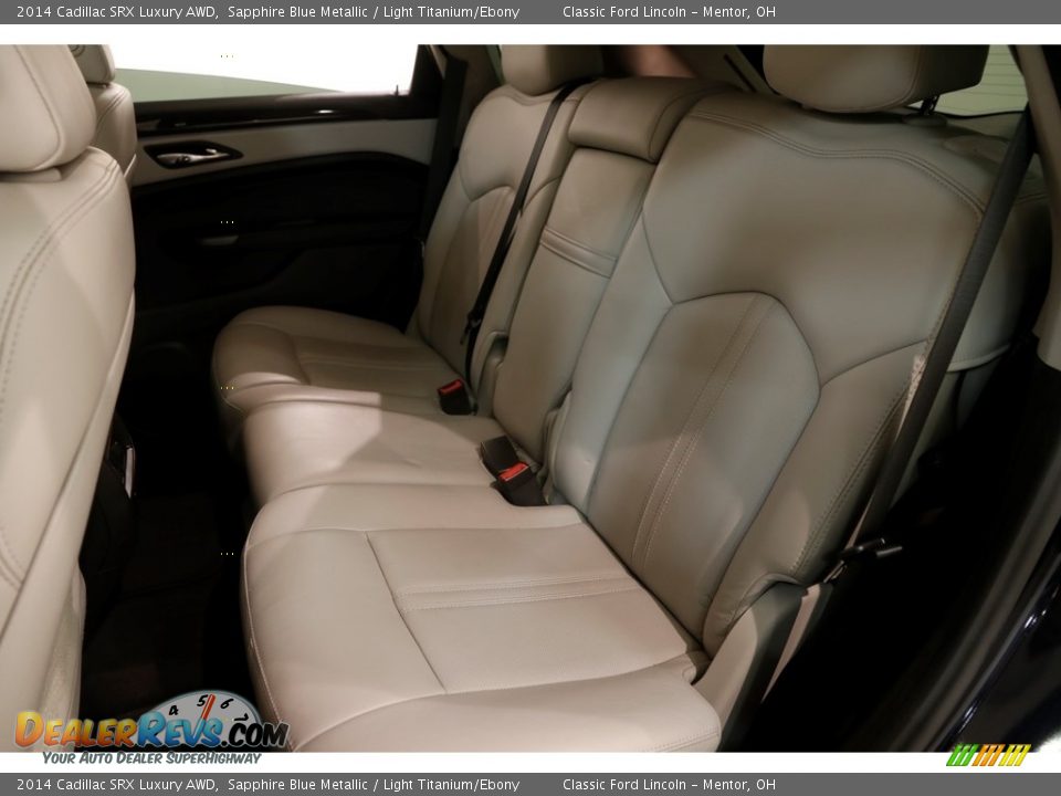 2014 Cadillac SRX Luxury AWD Sapphire Blue Metallic / Light Titanium/Ebony Photo #15