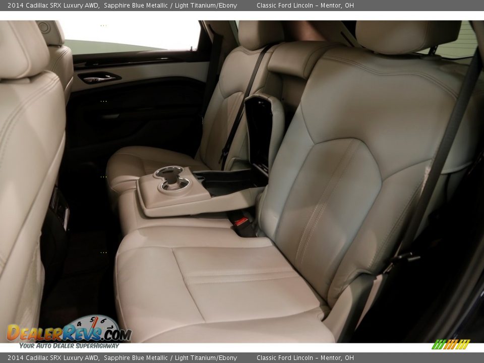2014 Cadillac SRX Luxury AWD Sapphire Blue Metallic / Light Titanium/Ebony Photo #16