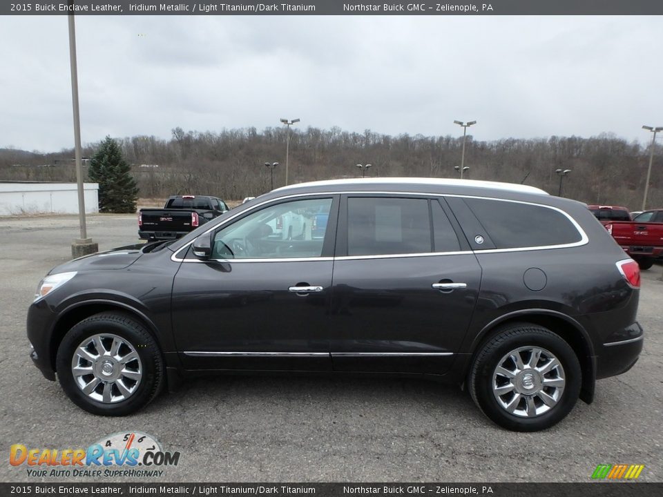 2015 Buick Enclave Leather Iridium Metallic / Light Titanium/Dark Titanium Photo #14