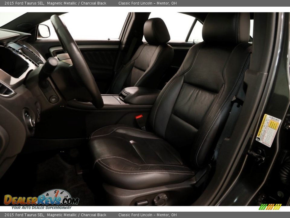 2015 Ford Taurus SEL Magnetic Metallic / Charcoal Black Photo #5