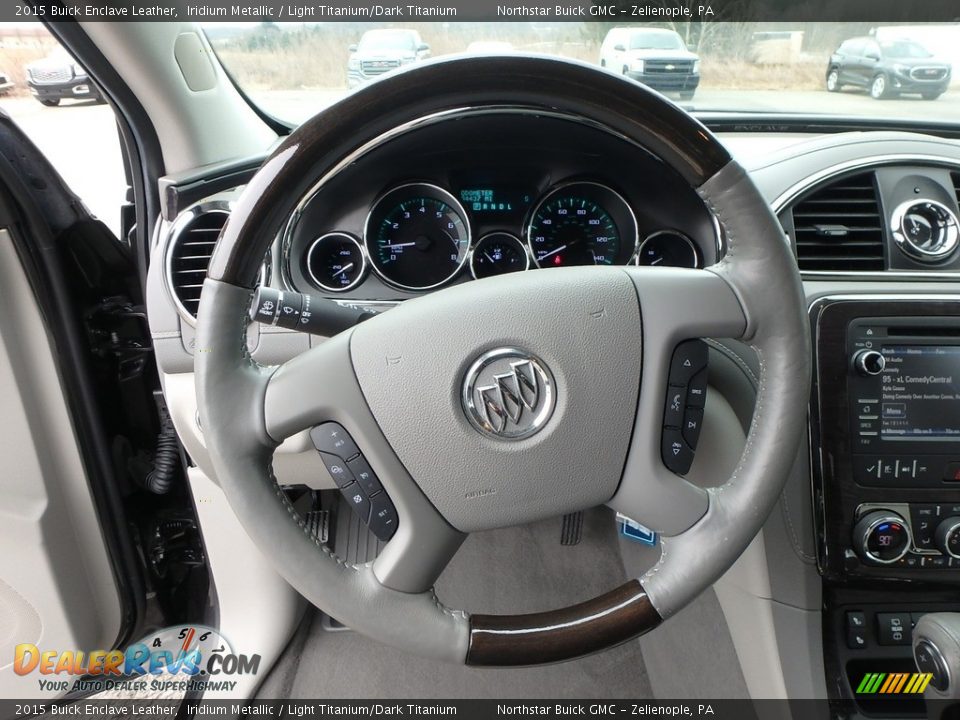 2015 Buick Enclave Leather Iridium Metallic / Light Titanium/Dark Titanium Photo #24