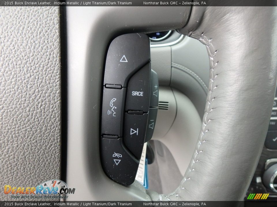 2015 Buick Enclave Leather Iridium Metallic / Light Titanium/Dark Titanium Photo #26