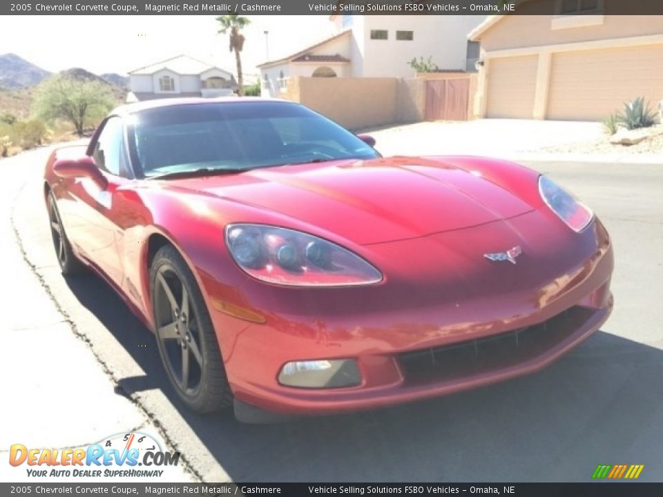 2005 Chevrolet Corvette Coupe Magnetic Red Metallic / Cashmere Photo #8