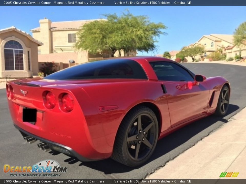 2005 Chevrolet Corvette Coupe Magnetic Red Metallic / Cashmere Photo #10