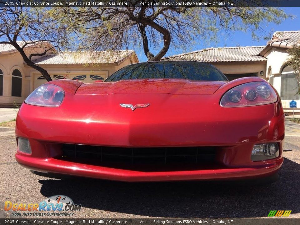 2005 Chevrolet Corvette Coupe Magnetic Red Metallic / Cashmere Photo #15