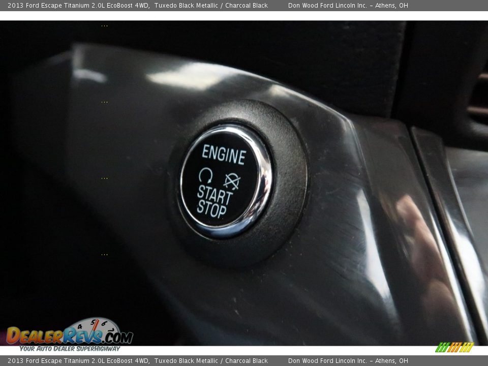 2013 Ford Escape Titanium 2.0L EcoBoost 4WD Tuxedo Black Metallic / Charcoal Black Photo #3