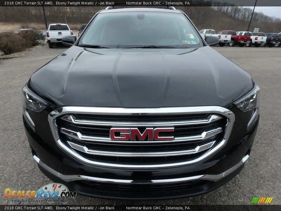 2018 GMC Terrain SLT AWD Ebony Twilight Metallic / ­Jet Black Photo #2
