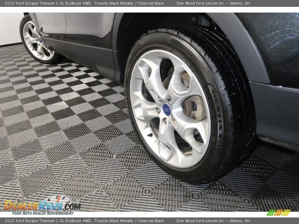2013 Ford Escape Titanium 2.0L EcoBoost 4WD Tuxedo Black Metallic / Charcoal Black Photo #23