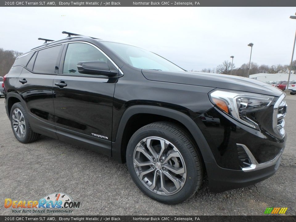 2018 GMC Terrain SLT AWD Ebony Twilight Metallic / ­Jet Black Photo #3