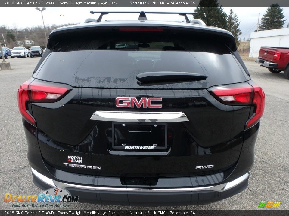2018 GMC Terrain SLT AWD Ebony Twilight Metallic / ­Jet Black Photo #6