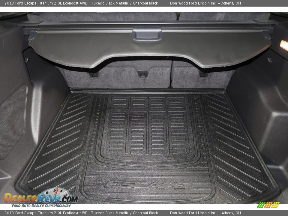 2013 Ford Escape Titanium 2.0L EcoBoost 4WD Tuxedo Black Metallic / Charcoal Black Photo #26