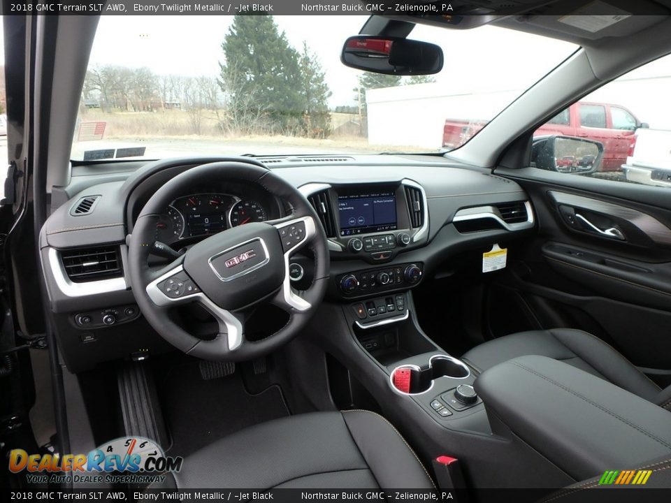2018 GMC Terrain SLT AWD Ebony Twilight Metallic / ­Jet Black Photo #12