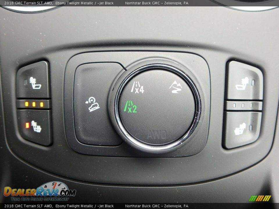 2018 GMC Terrain SLT AWD Ebony Twilight Metallic / ­Jet Black Photo #18