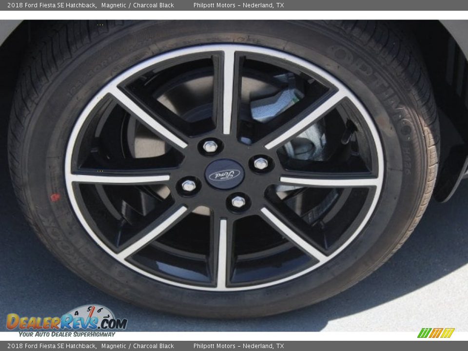2018 Ford Fiesta SE Hatchback Magnetic / Charcoal Black Photo #10