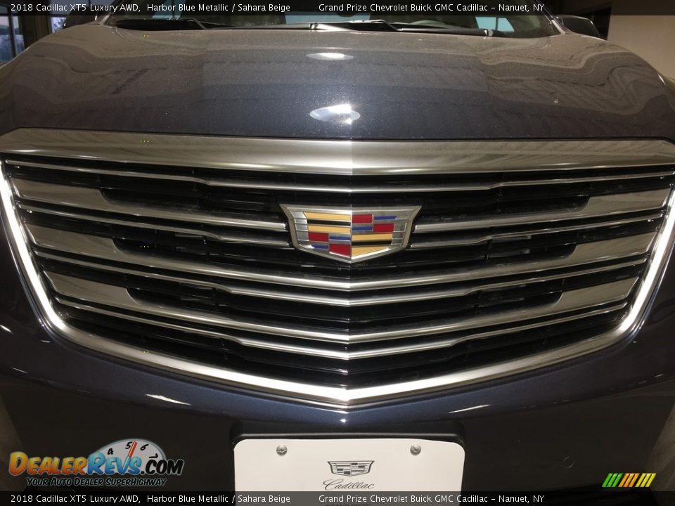 2018 Cadillac XT5 Luxury AWD Harbor Blue Metallic / Sahara Beige Photo #9
