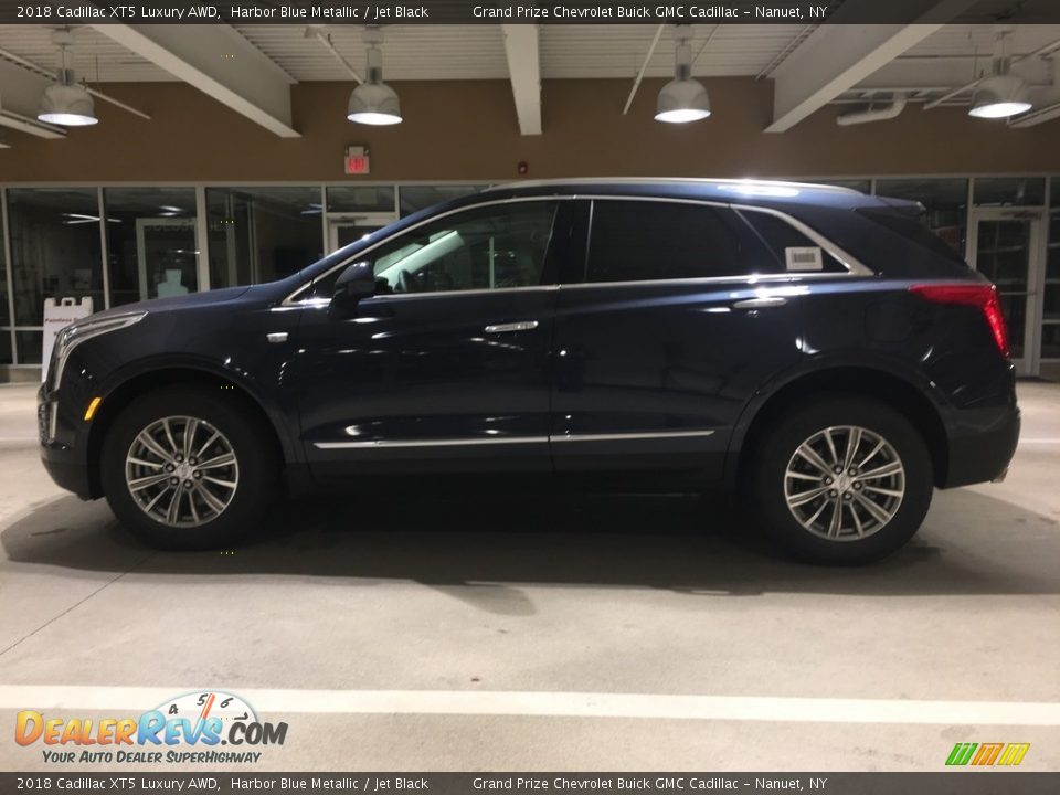 2018 Cadillac XT5 Luxury AWD Harbor Blue Metallic / Jet Black Photo #3