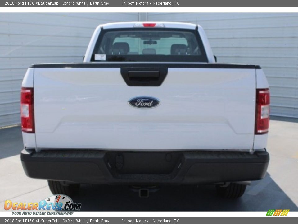 2018 Ford F150 XL SuperCab Oxford White / Earth Gray Photo #8
