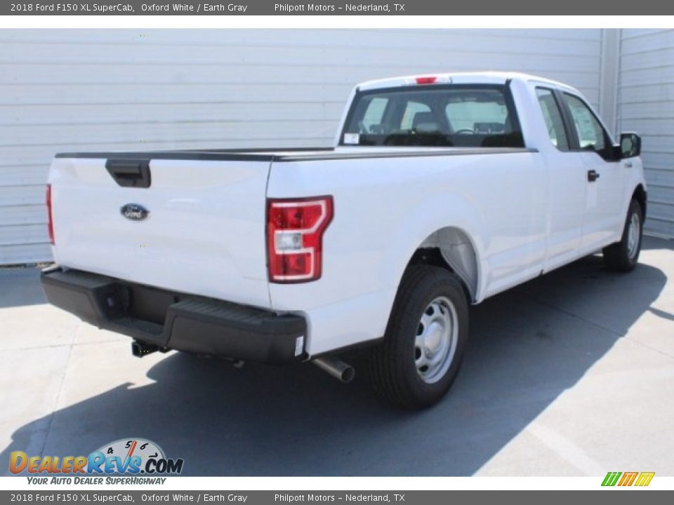 2018 Ford F150 XL SuperCab Oxford White / Earth Gray Photo #9