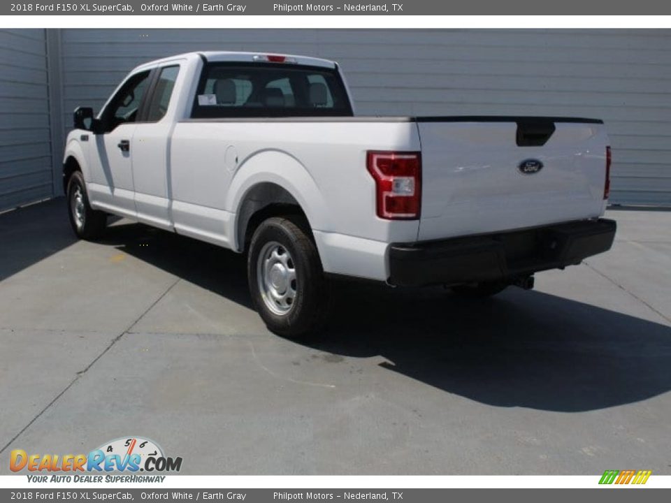2018 Ford F150 XL SuperCab Oxford White / Earth Gray Photo #6