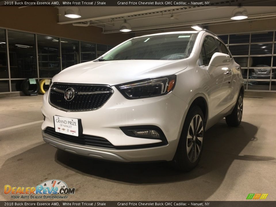 2018 Buick Encore Essence AWD White Frost Tricoat / Shale Photo #2