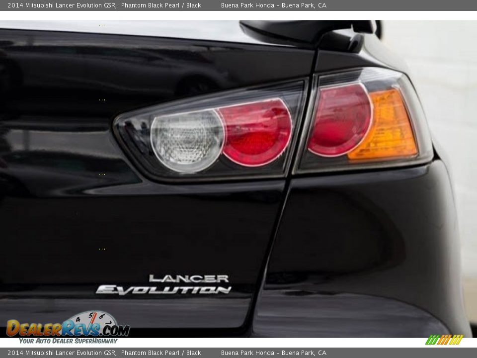 2014 Mitsubishi Lancer Evolution GSR Phantom Black Pearl / Black Photo #11