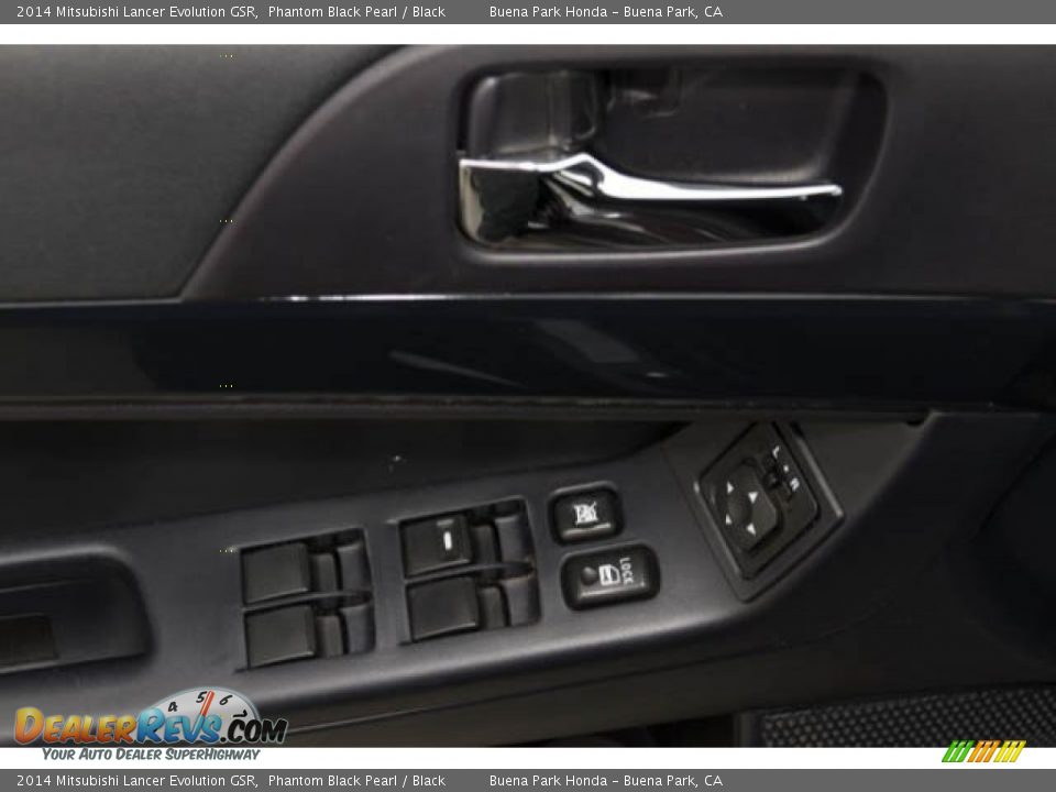 2014 Mitsubishi Lancer Evolution GSR Phantom Black Pearl / Black Photo #26