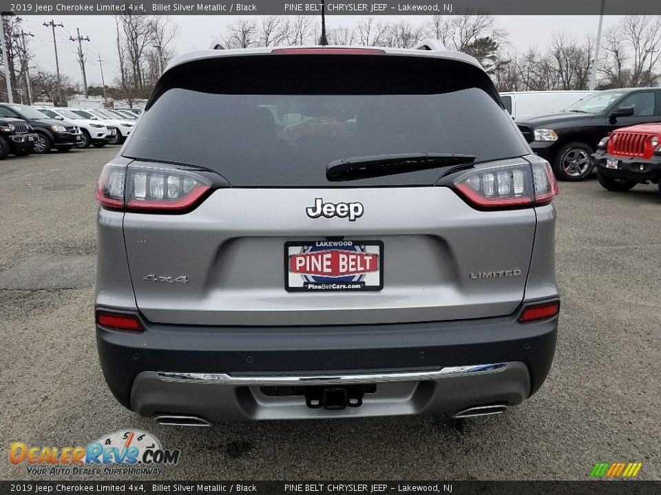 2019 Jeep Cherokee Limited 4x4 Billet Silver Metallic / Black Photo #5