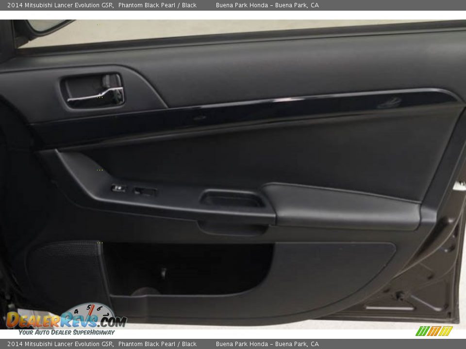 2014 Mitsubishi Lancer Evolution GSR Phantom Black Pearl / Black Photo #29