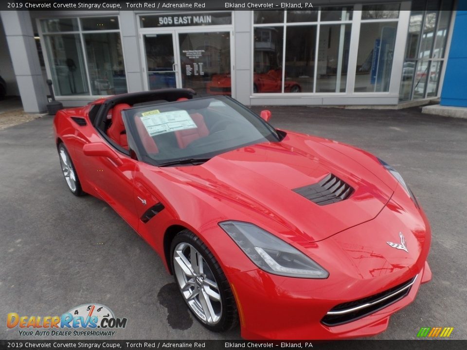 2019 Chevrolet Corvette Stingray Coupe Torch Red / Adrenaline Red Photo #1