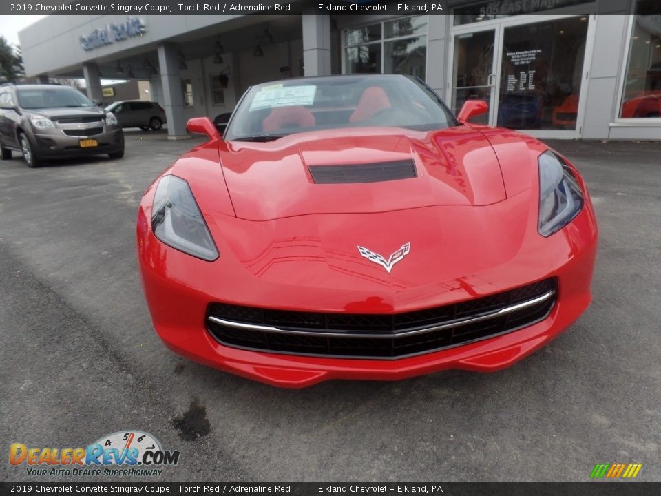 2019 Chevrolet Corvette Stingray Coupe Torch Red / Adrenaline Red Photo #3
