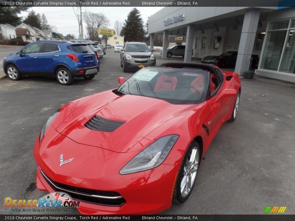 2019 Chevrolet Corvette Stingray Coupe Torch Red / Adrenaline Red Photo #4