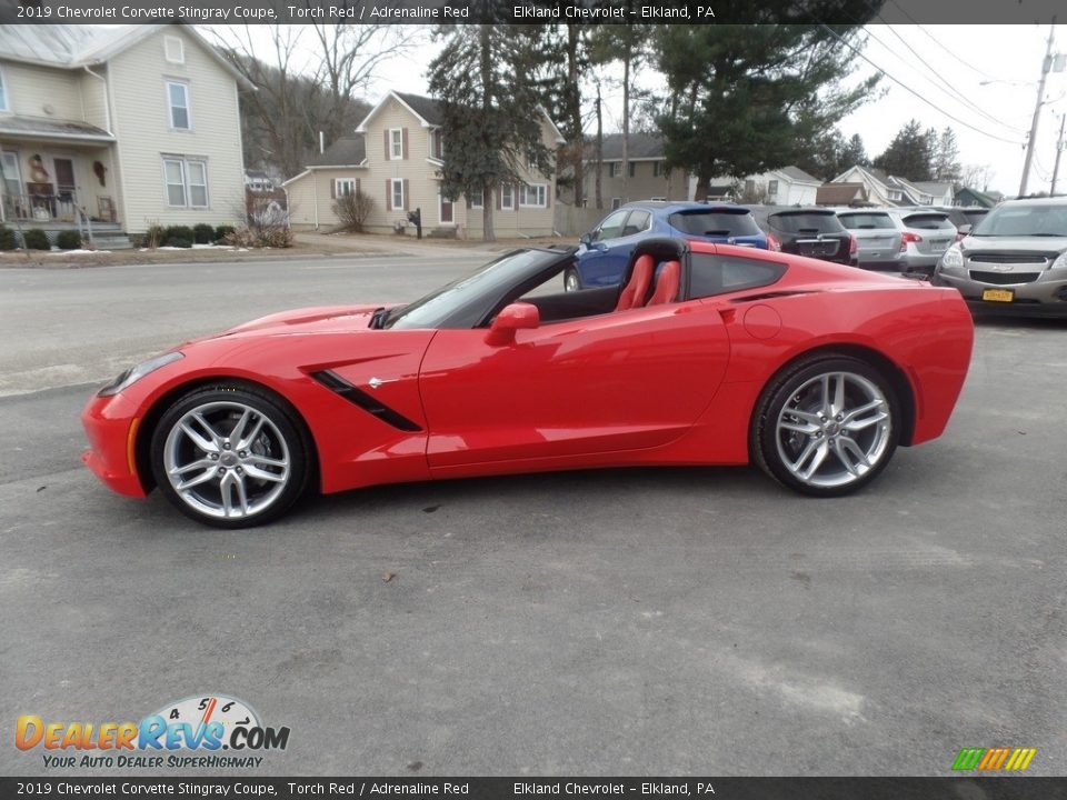 2019 Chevrolet Corvette Stingray Coupe Torch Red / Adrenaline Red Photo #6