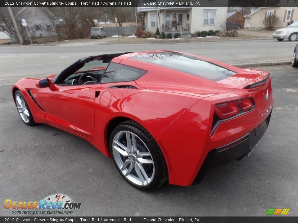 2019 Chevrolet Corvette Stingray Coupe Torch Red / Adrenaline Red Photo #7